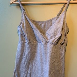 Nursing Tank Top - Grey
